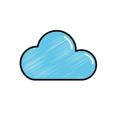 gökyüzü vektör çizim şirin bulut doğal hava