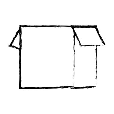 Şekil kutu paket açık nesne tasarlamak vektör