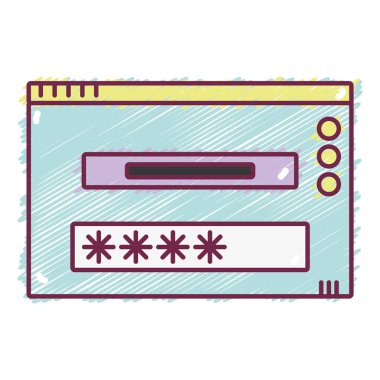 pencere web teknoloji öğe tasarlamak vektör