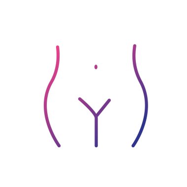 rahim kanseri prevencion ve tıbbi tedavi vektör çizim çizgisi