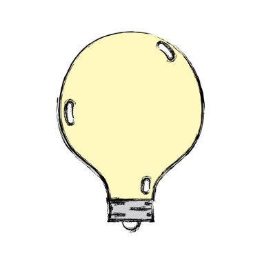 enerji ampul aydınlatmak için vektör çizim simgesini yerleştirir