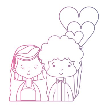 satır güzellik saç modeli tasarım vektör çizim ile evli