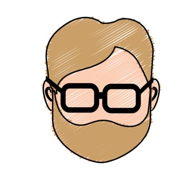 Varsayılan avatar adam sosyal Kullanıcı vektör çizim için