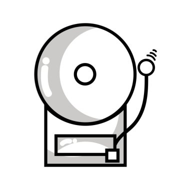 satır okul zili eğitim alarm uyarı vektör çizim