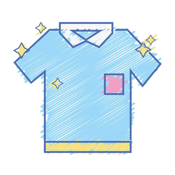 きれいなシャツ スタイル デザイン アイコン ベクトル図 — ストックベクタ