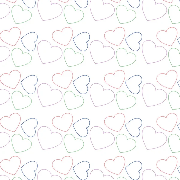 Cute Heart Love Icon Background Vector Illustration Design — Stock Vector