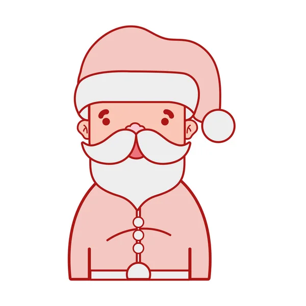 Weihnachtsmann Feiert Fröhliche Weihnachten Vektor Illustration — Stockvektor