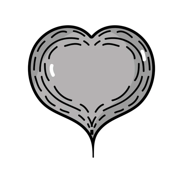 Γραμμή Νίκαια Καρδιά Για Την Αγάπη Και Ειδύλλιο Σύμβολο Εικονογράφηση — Διανυσματικό Αρχείο