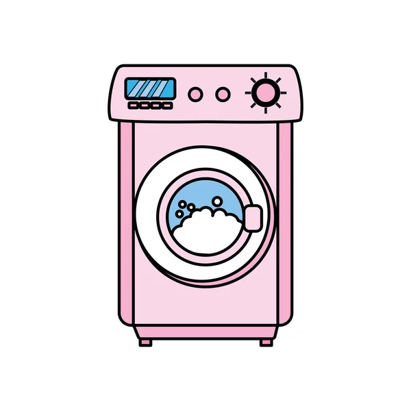 Máquina Lavar Objetos Para Limpar Roupa Ilustração Vetorial —  Vetores de Stock