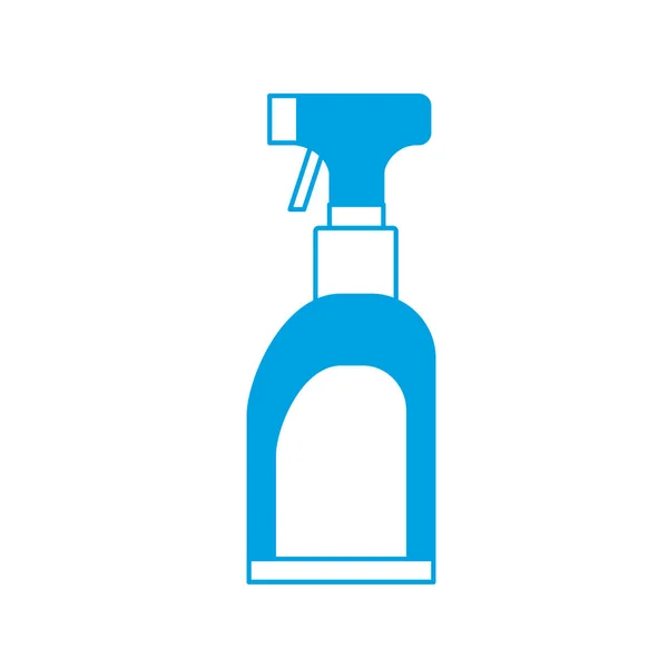 Sabão Spray Silhueta Para Limpar Roupas Ilustração Vector — Vetor de Stock