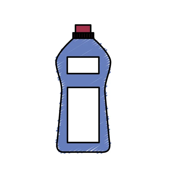 Пляшковий Мильний Єкт Чищення Одягу Векторна Ілюстрація — стоковий вектор