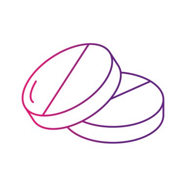 satır hap ilaç ilaç tedavisi vektör çizim için