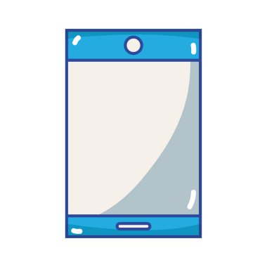 teknoloji smartphone arayın ve vektör çizim görüşün için elektronik