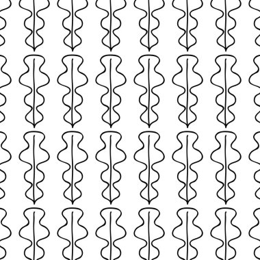 satır güzel organik yaprak bitki arka plan, vektör çizim tasarım