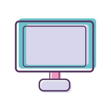 teknoloji bilgisayar dijital bilgi iş, vektör çizim