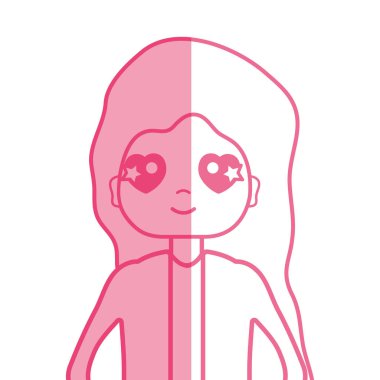 siluet güzellik kadın saç modeli tasarım vektör çizim ile