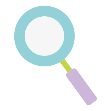 aramak için Büyüteç simgesi ve keşif vektör çizim