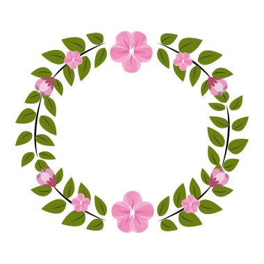 çiçek dekorasyon tasarım, görüntü illüstrasyon vektör