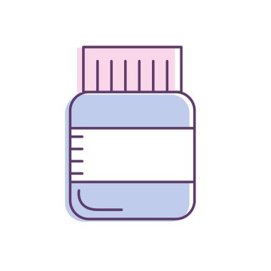 şişe hap ilaç ilaç tedavisi vektör çizim için