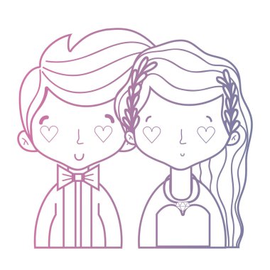 satır güzellik saç modeli tasarım vektör çizim ile evli