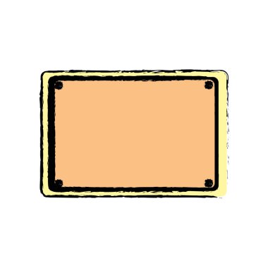 Metal amblemi uyarılar ve çerçeve tasarlamak vektör