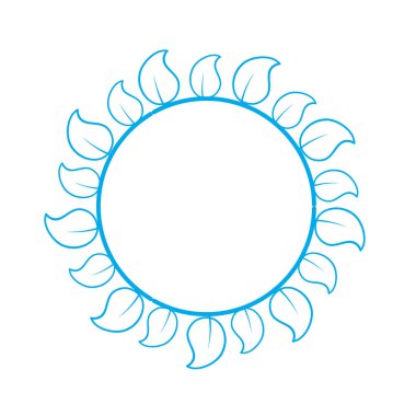 siluet doğal ve tropikal yaprak çizim tasarım vektör