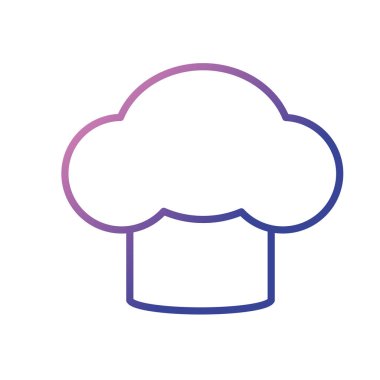 satır şapka şef mutfak malzemesi mutfağı vektör çizim için