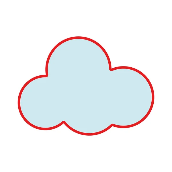 Σύννεφο Φυσικό Σχεδιασμό Και Την Εικονογράφηση Διάνυσμα Καλός Καιρός — Διανυσματικό Αρχείο
