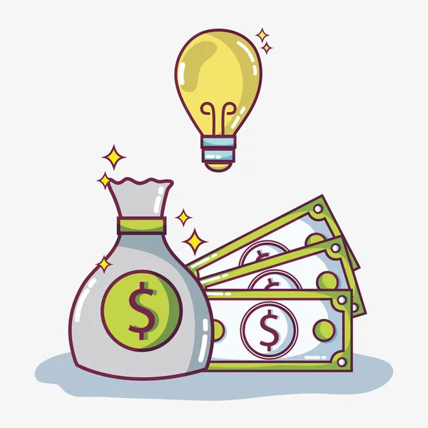 Crowdfunding Empresa Financeira Economia Apoio Vetor Ilustração —  Vetores de Stock