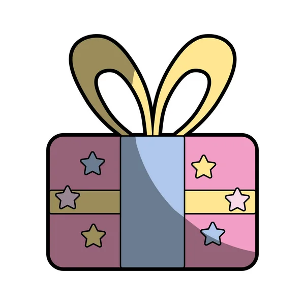 Present Gift Celebrate Special Day Vector Illustration — Stock Vector