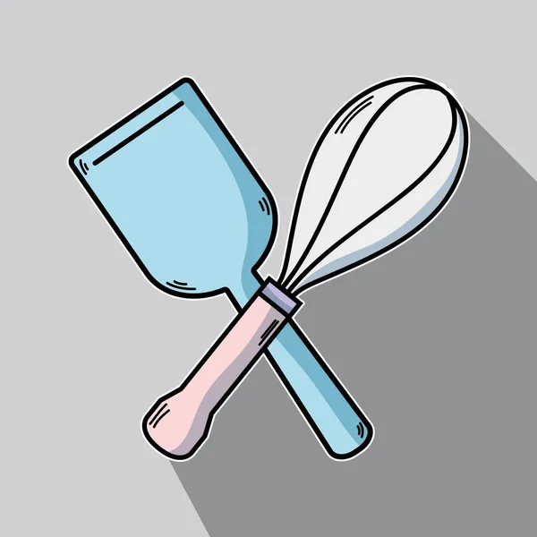 Ustensiles Cuisine Objet Utiliser Dans Illustration Vectorielle Cuisine — Image vectorielle