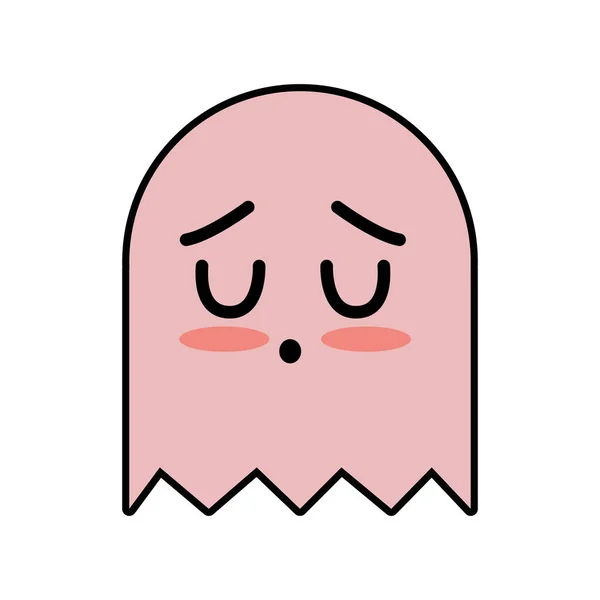 Kawaii Tierno Tierno Videojuego Personaje Vector Ilustración — Archivo Imágenes Vectoriales