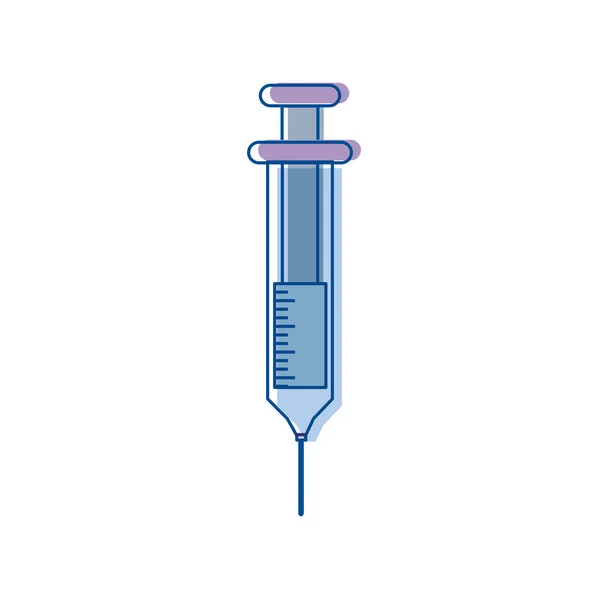 Seringa Ferramenta Hospitalar Para Fazer Teste Ilustração Vetorial —  Vetores de Stock