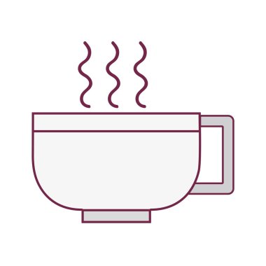 lezzetli espresso kahve Kupası vektör çizim simgesi