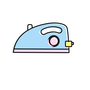 demir iç nesne ve ev işleri vektör çizim