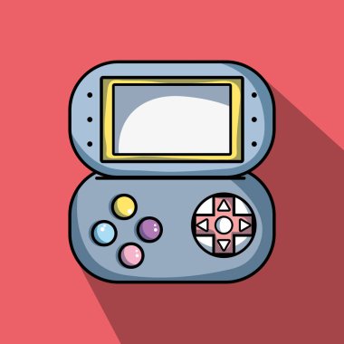 dijital video oyunu konsolu simülatörü teknoloji vektör çizim için