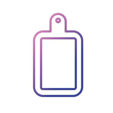 çizgi kesme tahtası mutfak kap nesnesi mutfağı vektör çizim için