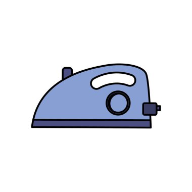 demir iç nesne ve ev işleri vektör çizim