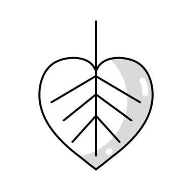 satır doğal yaprak sembol koruma çevre vektör çizim için