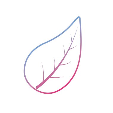 satır doğal yaprak bitki ve egzotik botanik vektör çizim