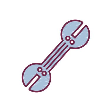 hizmet onarım vektör çizim aracına mekanik anahtarı
