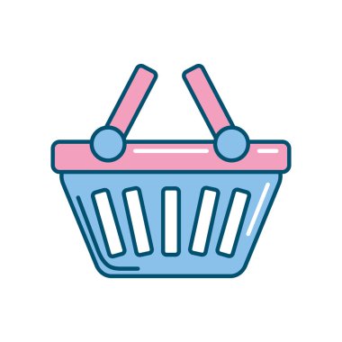 Alışveriş Sepeti simgesini simge vektör çizim satın almak