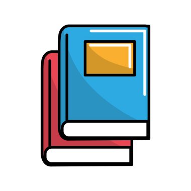 Kitaplar aracı çalışma şeyler, vektör çizim öğrenmek için