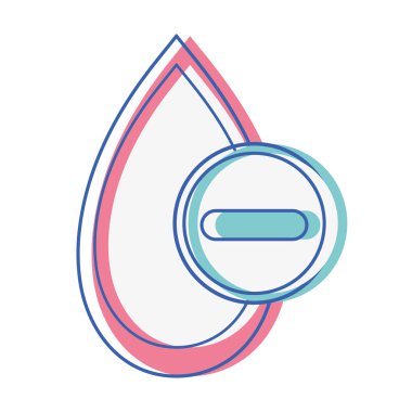 kan damlası tıbbi bağış simge vektör çizim için