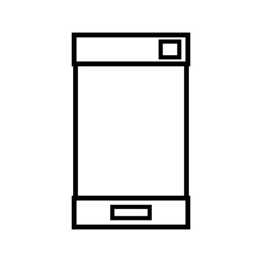 Smartphone teknoloji bağlamak hareket ağ, vektör çizim