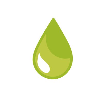 çevre bakım vektör çizim için güzel ekolojik damla