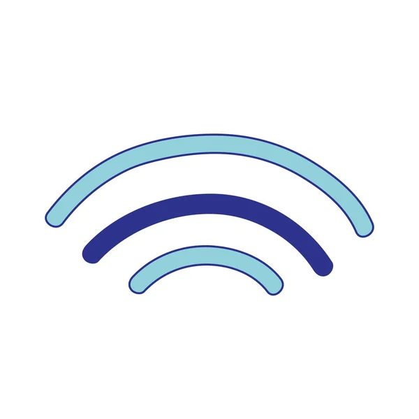 Símbolo Digital Wifi Para Ilustração Vetor Informação Digital —  Vetores de Stock