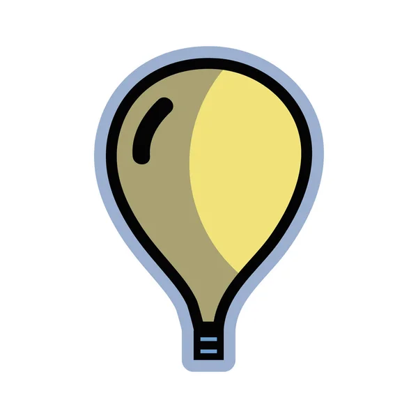 Lâmpada Amarela Ideia Criativa Ilustração Vetorial — Vetor de Stock