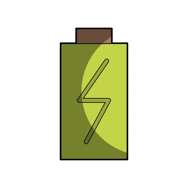 Batterieleistung Elektrischer Digitaler Ladevektor Illustration — Stockvektor
