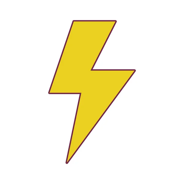Illustration Vecteur Avertissement Électrique Indiquant Danger Énergétique — Image vectorielle